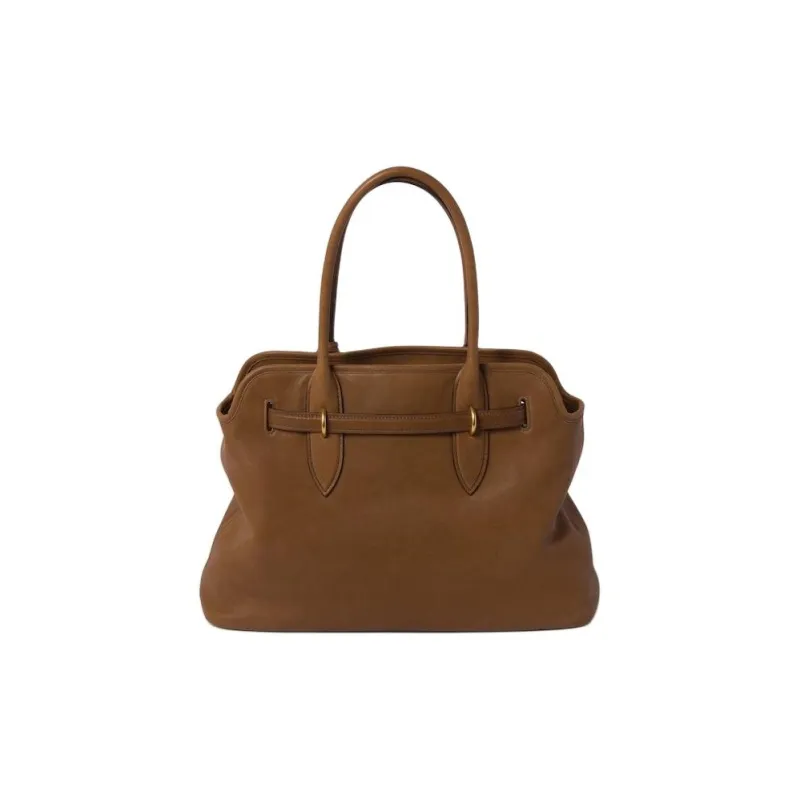 MIU MIU Aventure Nappa Leather Bag Handbag Oak-2