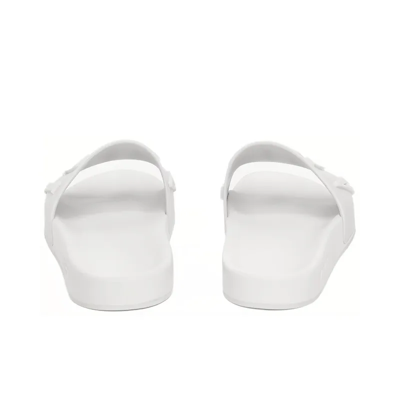 AMIRI Logo Pool Slide 'White'-3