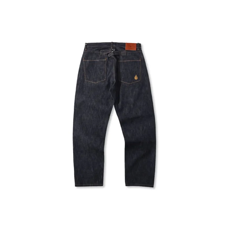 TEKABLU Jeans Men's Raw Denim Blue-1