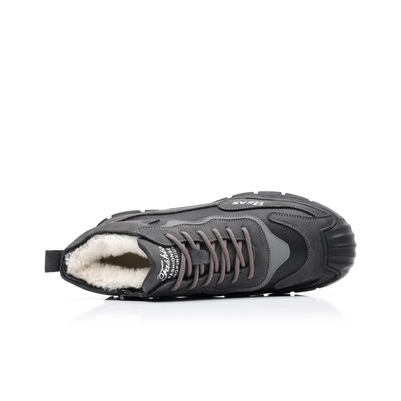 Dignitaries High Top Casual Shoes Men's Black-1