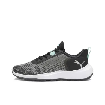 PUMA Fusion Crush Sport Slip Resistant Low Top Golf Shoes Women's Gray Black