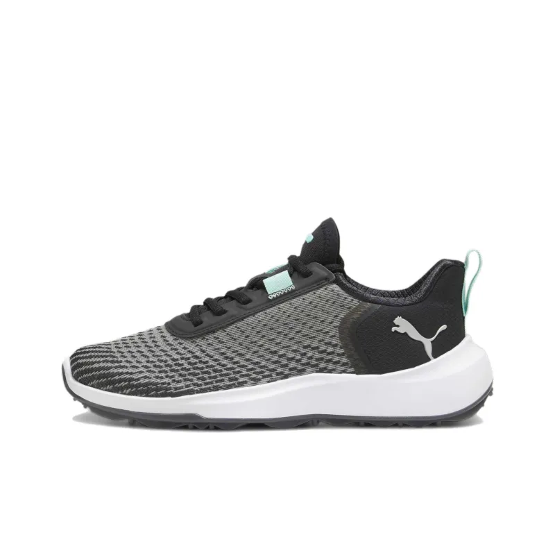 PUMA Fusion Crush Sport Slip Resistant Low Top Golf Shoes Women's Gray Black-0