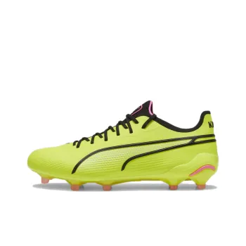 PUMA King Ultimate FG/AG Slip Resistant Soccer Shoes Women's Green Black