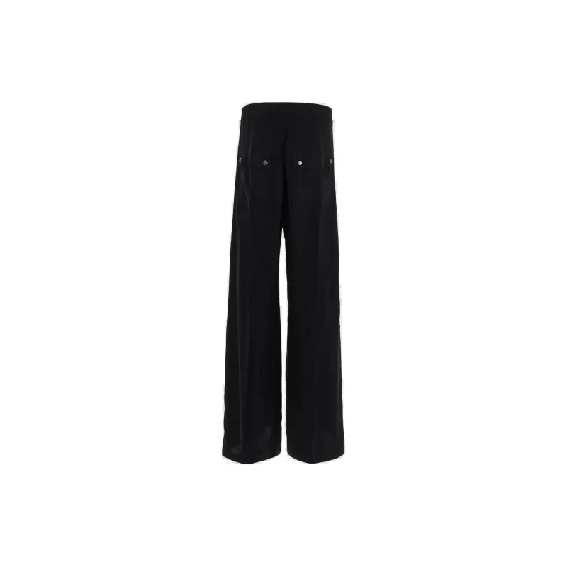 RICK OWENS Drawstring Flared Trousers-1