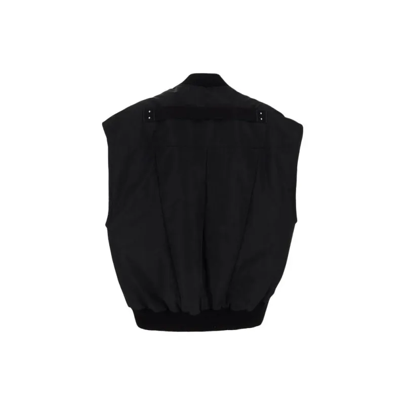 RICK OWENS Zip Up Sleeveless Gilet-1