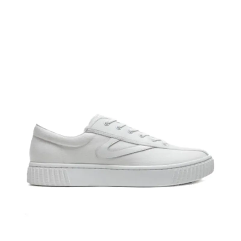 TRETORN Nylite Plus Wear-Resistant Slip-Resistant Lightweight Low-Top Canvas Shoes Men's White-1