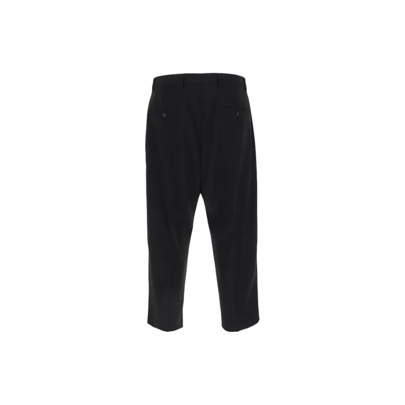 RICK OWENS Tapered Leg Cropped Trousers-1