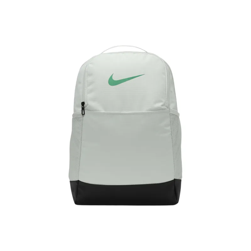 Nike Polyester Backpack Medium Size Unisex Light Silver & Black & Stadium Green-0