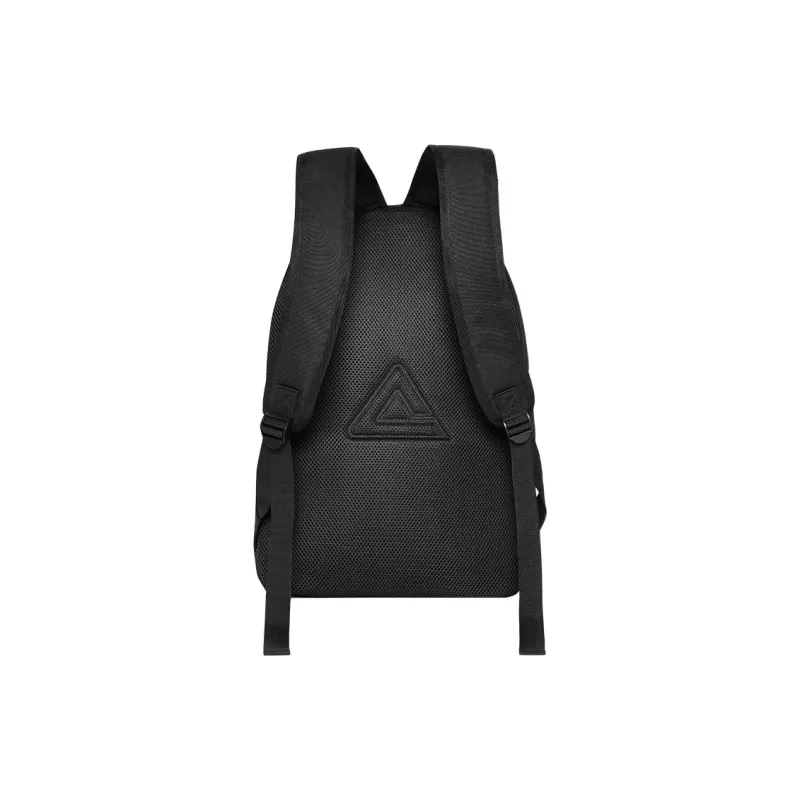 PEAK Polyester Backpack Regular Unisex Cool Black/Beige/Light Pink/Light Blue-2