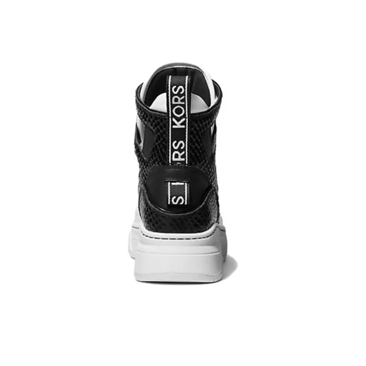 MICHAEL KORS Matson High-Top Skateboard Shoes Women's White-4