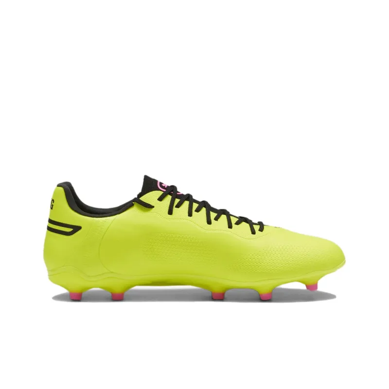 PUMA King Pro AG Short Rubber Studs FG Long Rubber Studs Slip Resistant Soccer Shoes Unisex Green Black-1