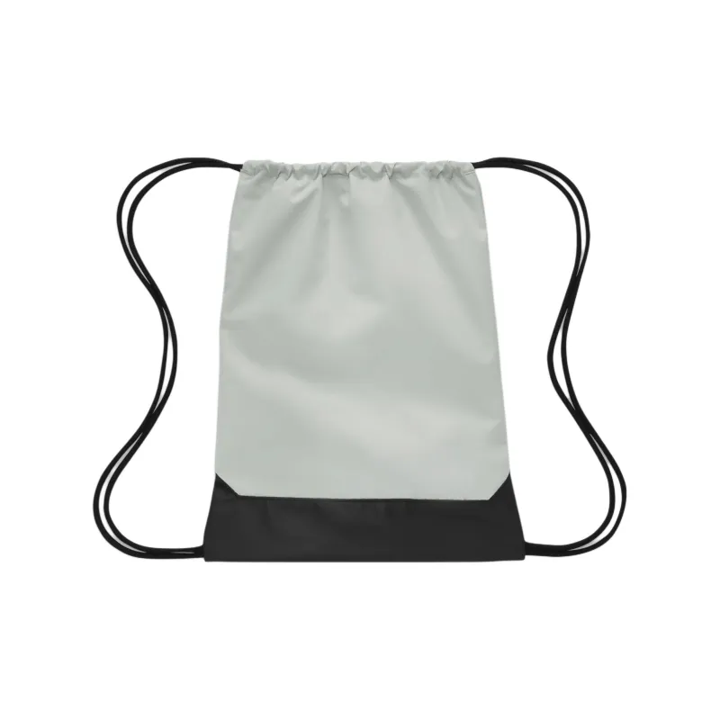 Nike Polyester Backpack Unisex Light Silver & Black & Stadium Green-1