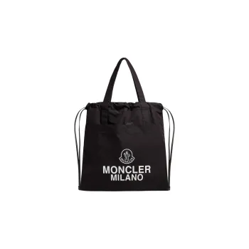 Moncler Nylon Backpack Tote Bag Shopping Bag Handbag Men's Black