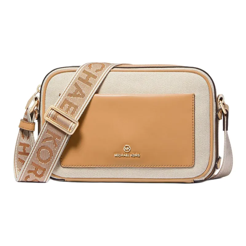 MICHAEL KORS Maeve Canvas Shoulder Bag Crossbody Bag Large Size Women's Light Roasted Beancurd-0