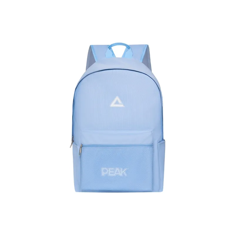 PEAK Polyester Backpack Regular Unisex Cool Black/Beige/Light Pink/Light Blue-12