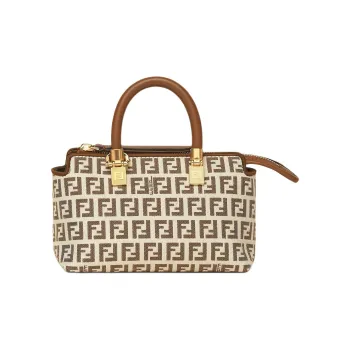 FENDI By The Way Series Leather Handbag Shoulder Bag Crossbody Bag Mini Women's Coffee