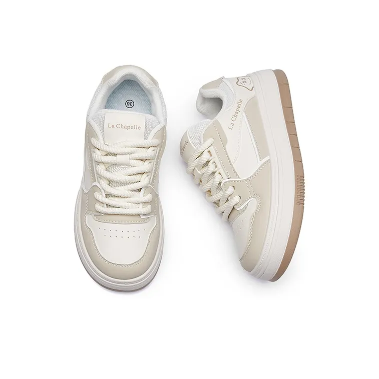 La Chapelle Height Increasing Wear-Resistant Low-Top Skateboard Shoes Women's-2