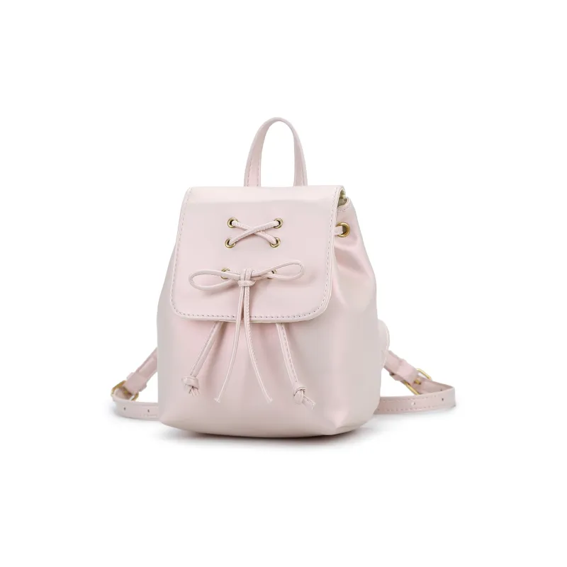 UNITE STAR PU Backpack Regular Women's Pearl White/Pearl Pink/Black/Silver-6