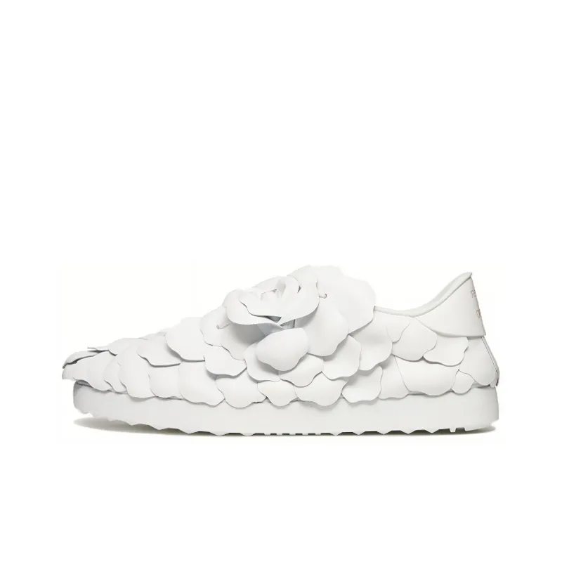 Valentino Atelier Garavani Low Top Stylish Skateboarding Shoes Men's White-0