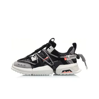 LiNing Chunky Sneakers Women's Low Top Black/White