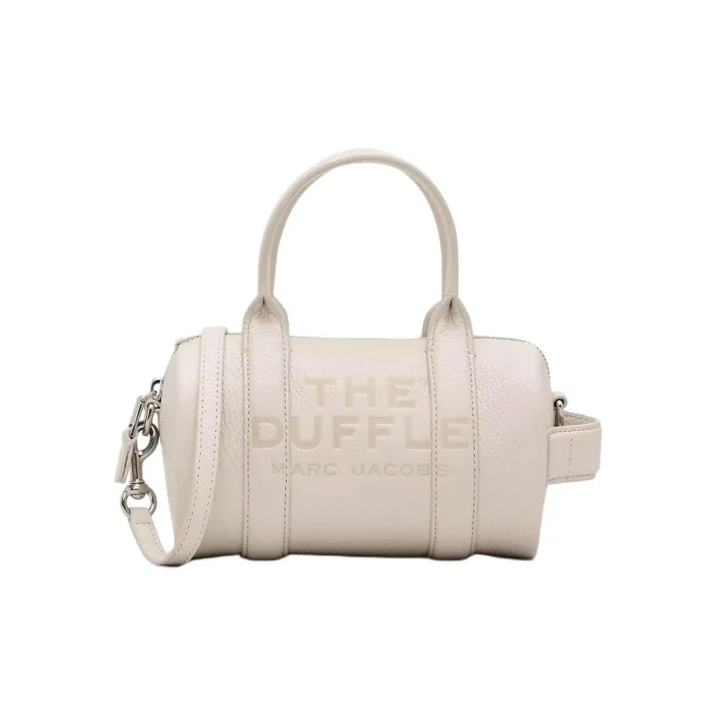 MARC JACOBS The Leather Mini Duffle White-0