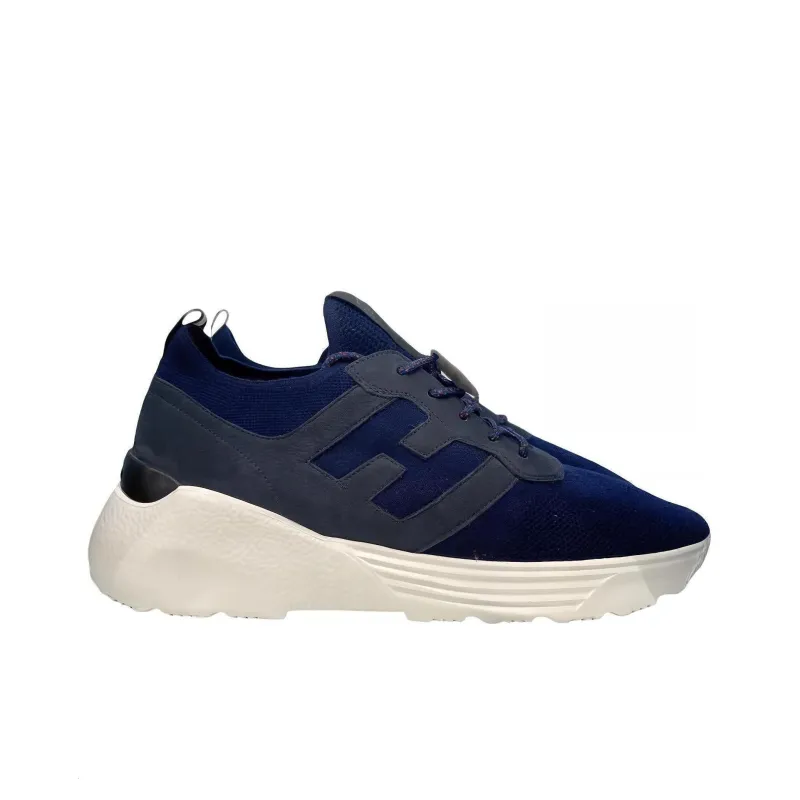 HOGAN Active One Shock Absorbers Slip Resistant, Abrasion Resistant, Lightweight Low Top Athletic Shoes Men's Black-1