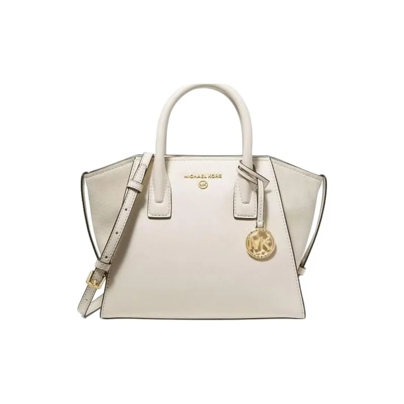 MICHAEL KORS Leather Handbag Shoulder Bag Crossbody Bag Small Size Women's Cream White-2