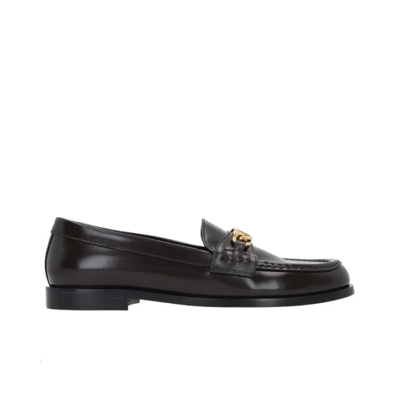 Valentino Flat Shoes Women's Brown-1
