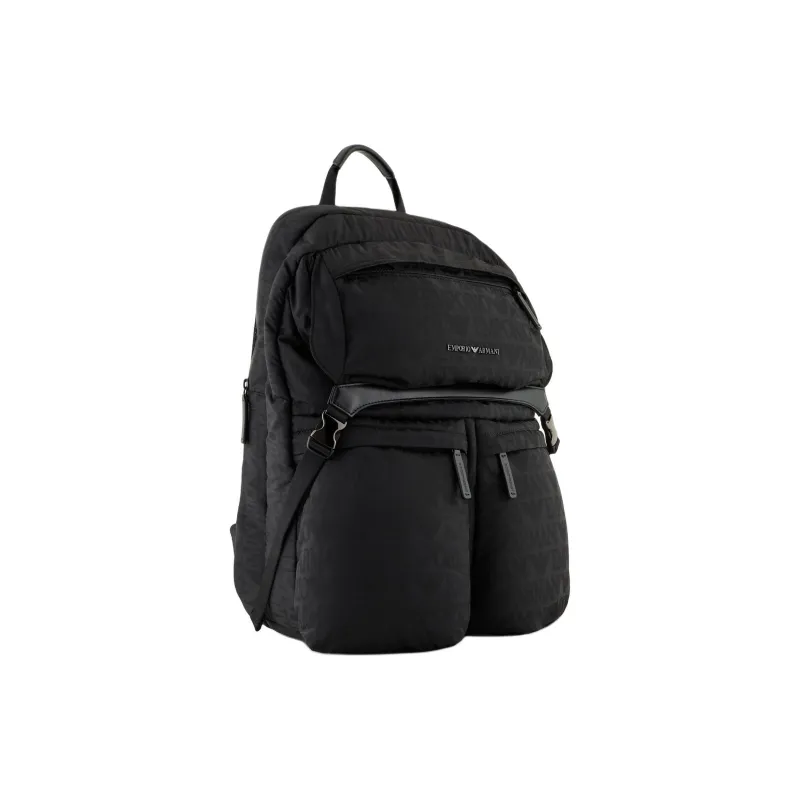 EMPORIO ARMANI Polyamide Backpack Men's Black-1