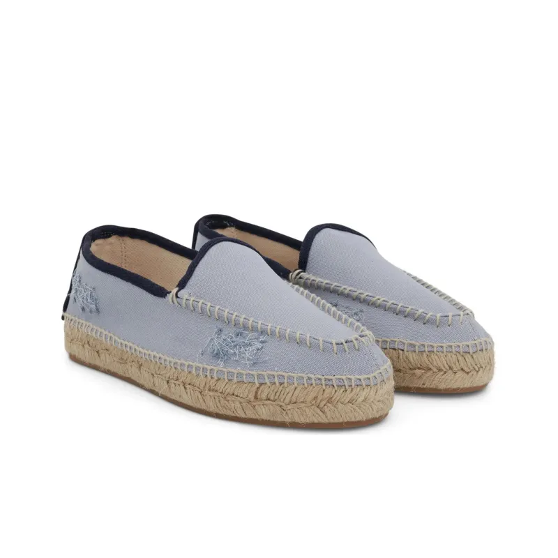 Maison Margiela Embroidered Canvas Espadrilles-6