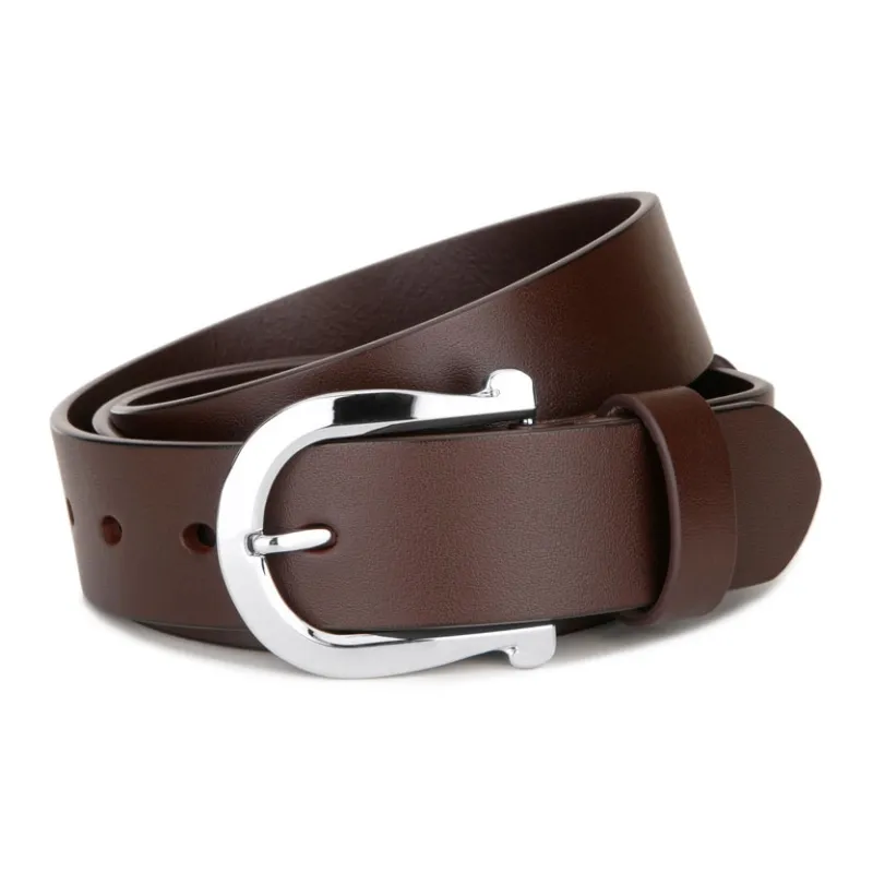 Cows Reign Single Layer Top Grain Cow Leather Belts Men's 3.4cm-9
