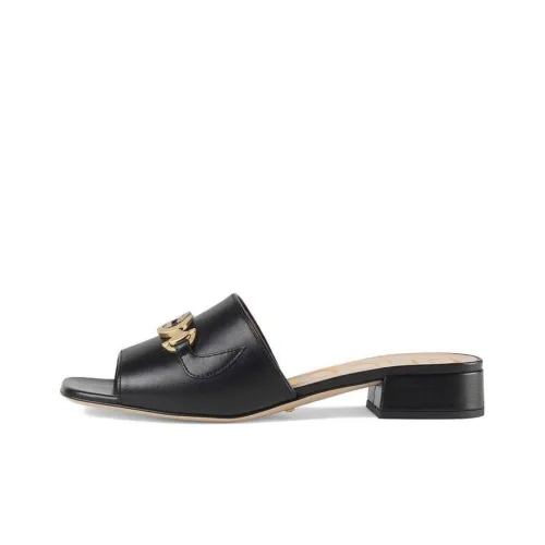 GUCCI Zumi Flip-flops Women's Black