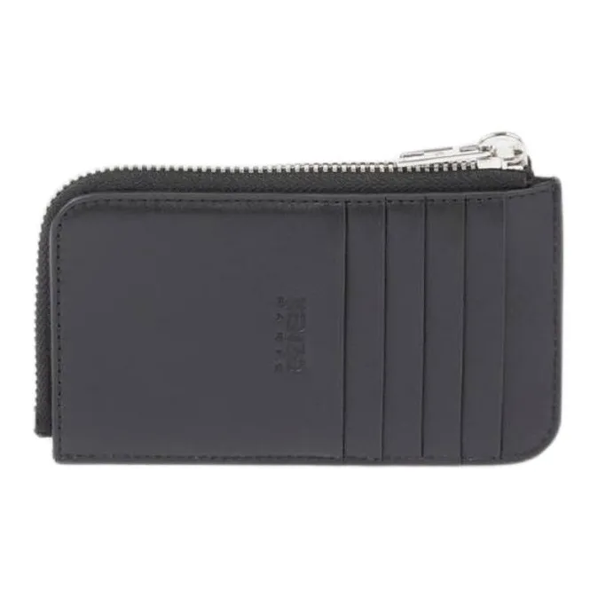 KENZO Cow Leather Card Holder Men's Black-1