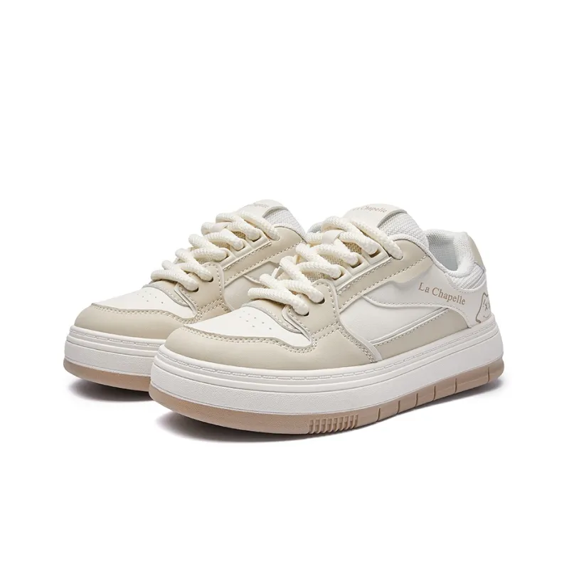 La Chapelle Height Increasing Wear-Resistant Low-Top Skateboard Shoes Women's-1