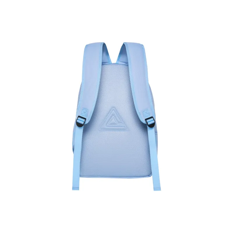PEAK Polyester Backpack Regular Unisex Cool Black/Beige/Light Pink/Light Blue-14