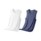 [2 Pack]White+Gray Blue