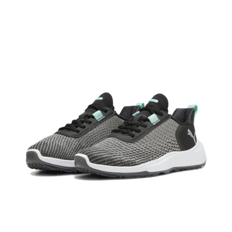 PUMA Fusion Crush Sport Slip Resistant Low Top Golf Shoes Women's Gray Black-2