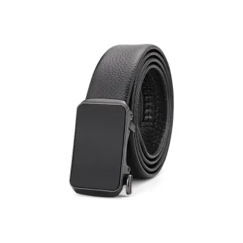 Cows Reign Genuine Leather Automatic Buckle Top Grain Cow Leather Belt Leather Belts Men's Width 3.4cm
