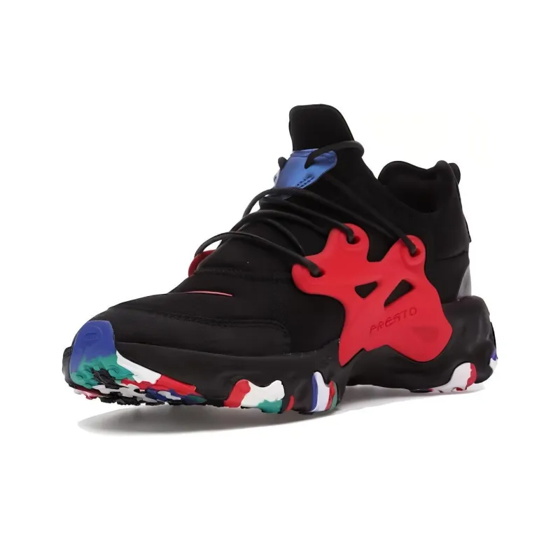 Nike React Presto Black Red Multicolor GS-2