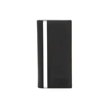 BALLY Leather Coin Purse Card Holder Wallet Men's Black