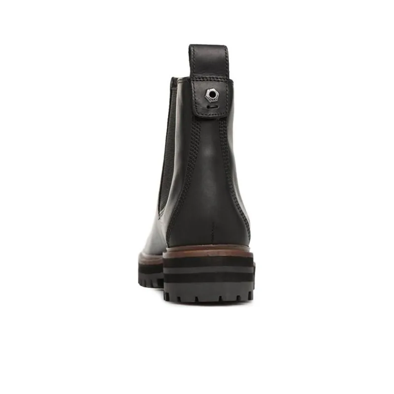 Timberland London Square Short Chelsea Boots Women's Black-5