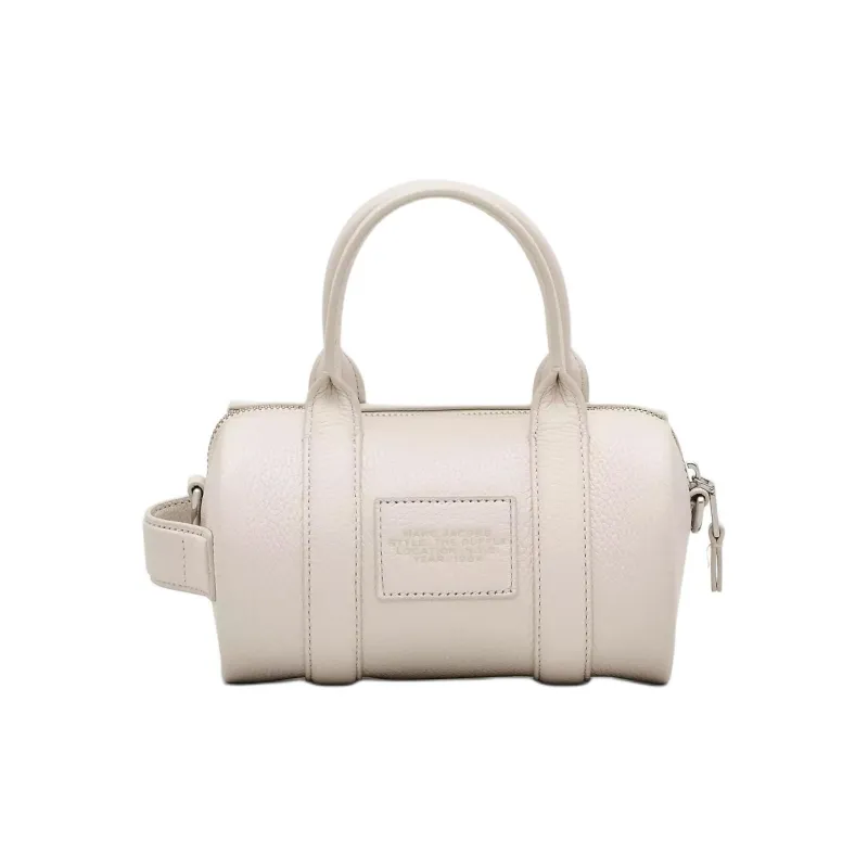 MARC JACOBS The Leather Mini Duffle White-2