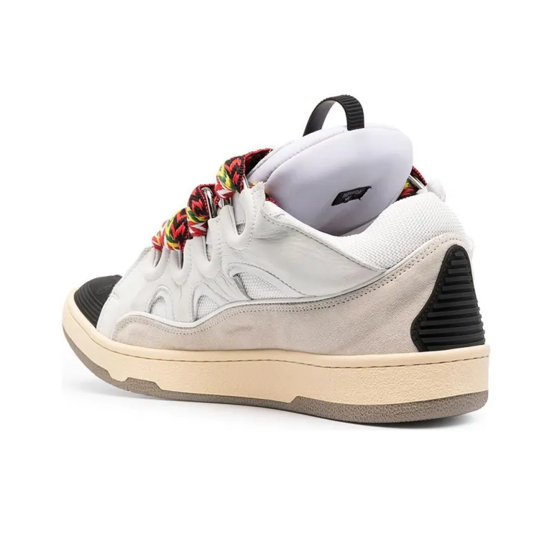 Lanvin Leather Curb White Ivory-2