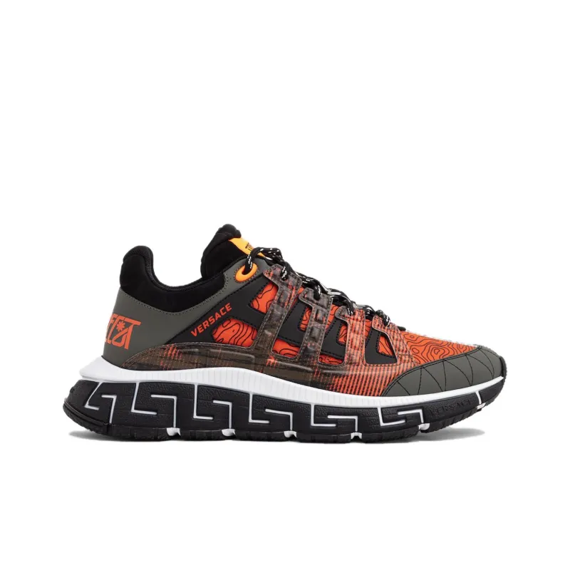 VERSACE Trigreca Bright Orange Black Grey-5