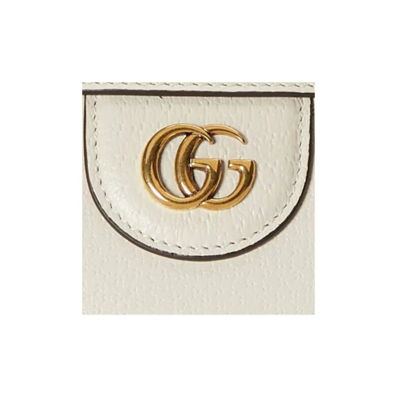 GUCCI Diana Leather Tote Bag, Shopping Bag, Handbag Mini Women's Ecru-8