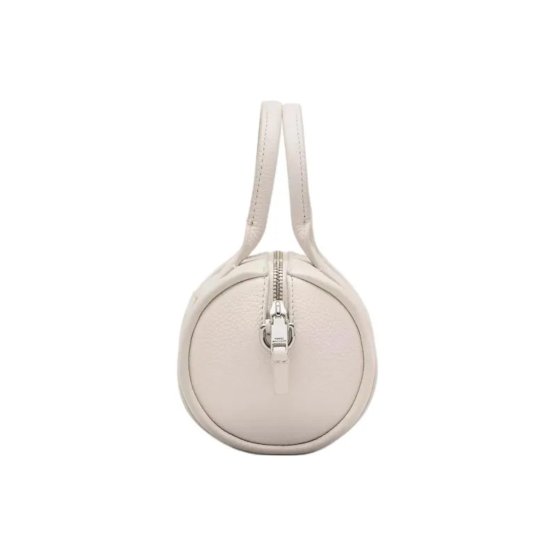MARC JACOBS The Leather Mini Duffle White-1