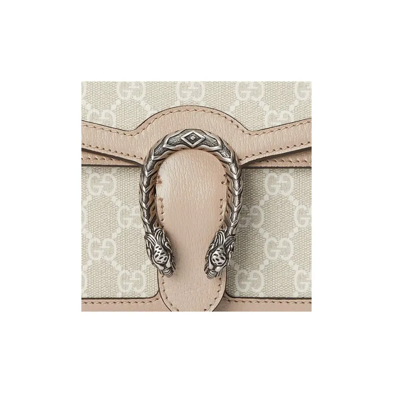GUCCI Dionysus Canvas With Leather Portable Crossbody Bag, Shoulder Bag Women's-7