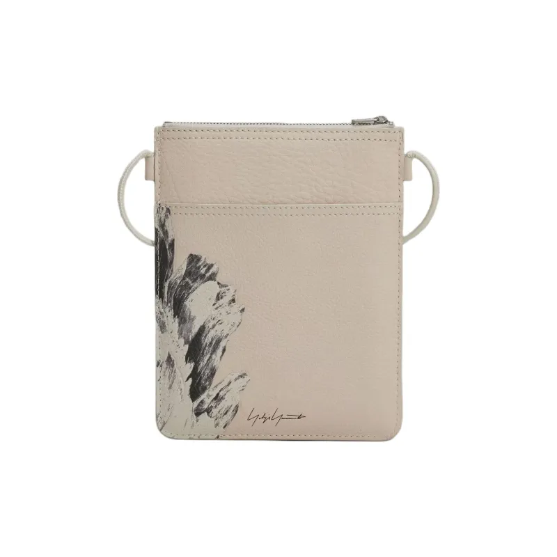 Y 3 Leather Shoulder Bag Crossbody Bag Regular Unisex Talc-2