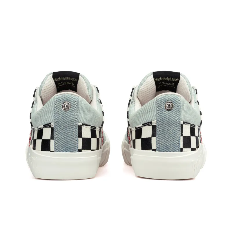 IPATH Nomad S Coverage Wear Resistant Low Top Skateboard Shoes Unisex Denim Blue-3