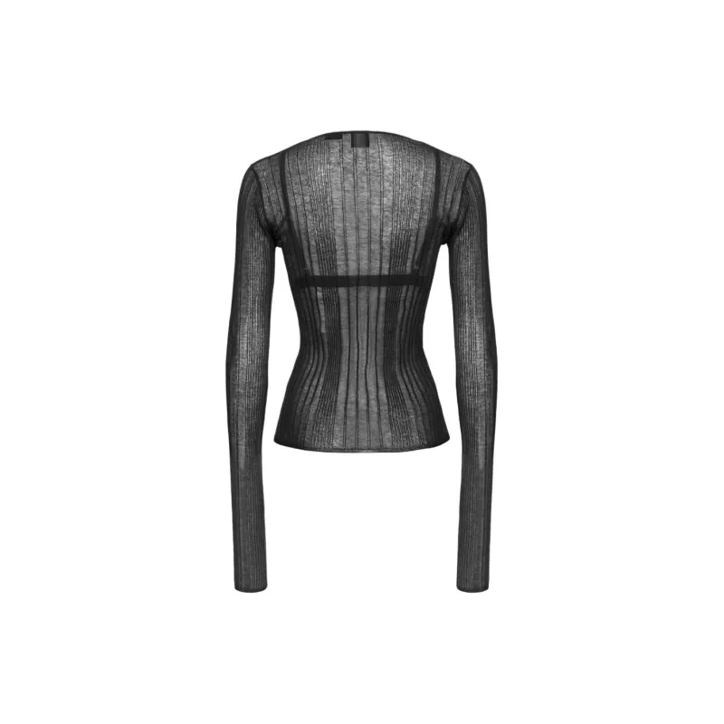 PINKO Semi sheer Top-1